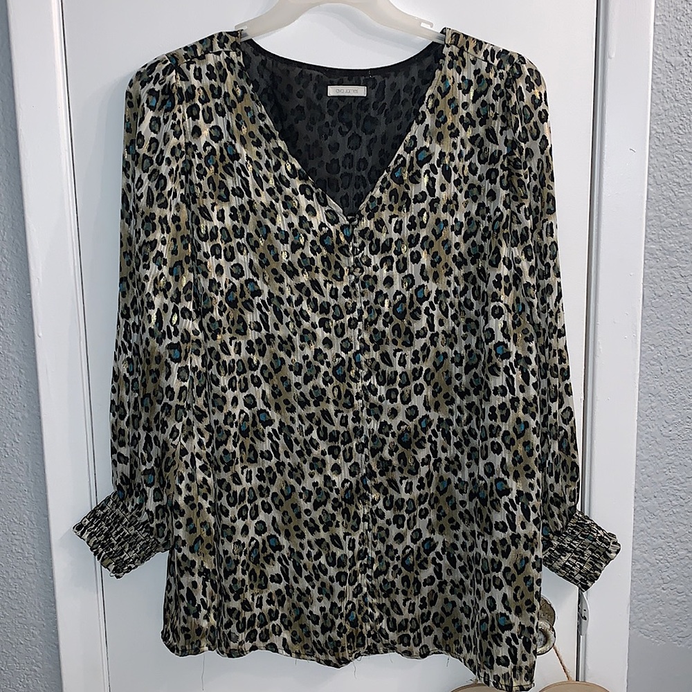 Ava James - Animal Print Blouse